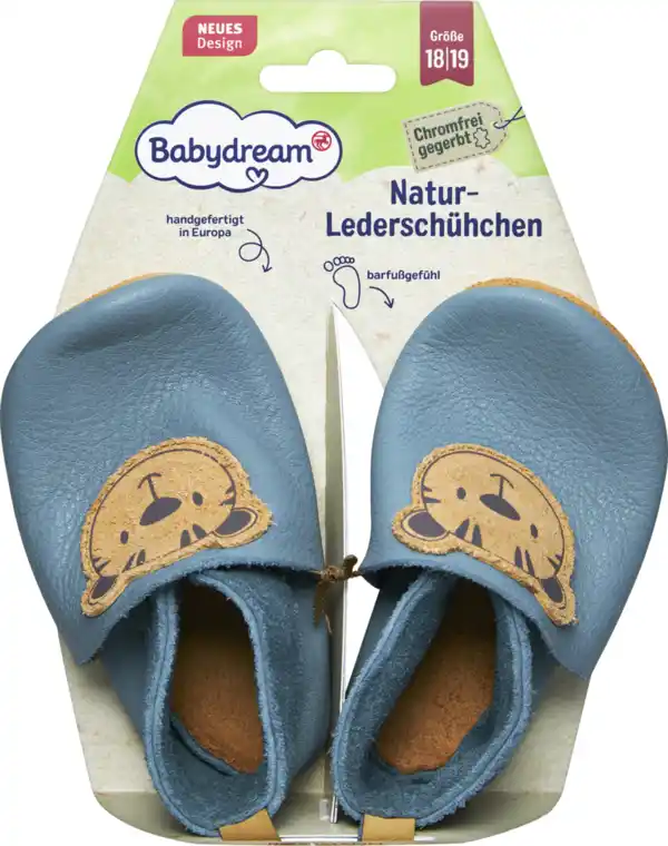 Bild 1 von Babydream Natur-Lederschühchen Gr. 18/19