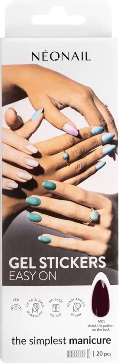 Bild 1 von Neonail Gel Stickers Easy On M05