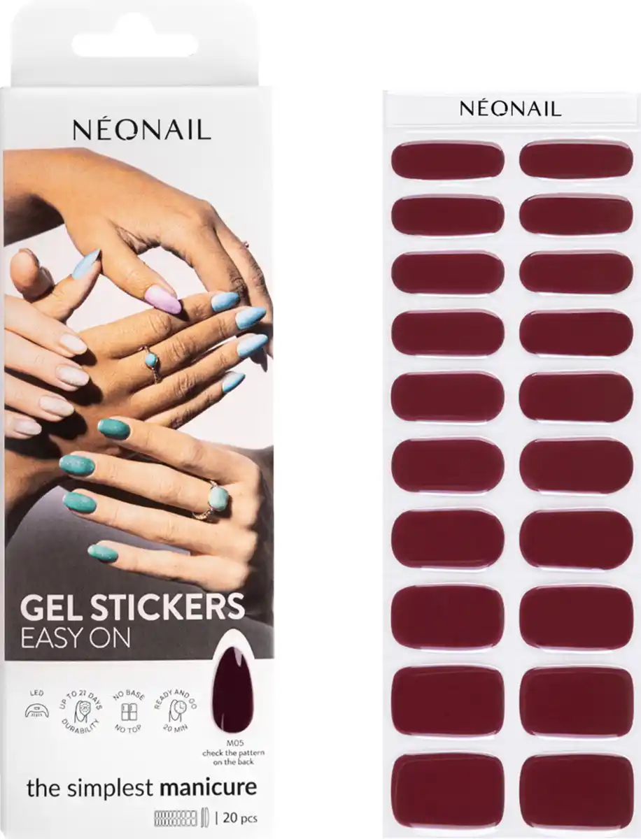 Bild 2 von Neonail Gel Stickers Easy On M05
