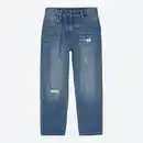 Bild 1 von Kinder-Mädchen-Jeans mit Destroy-Effekten
