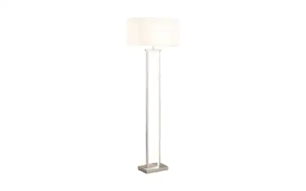 Bild 1 von LED-Standleuchte Domo, nickel/weiß, 150 cm