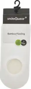 under2wear Bambus Füssling DP weiß Gr. 35/38