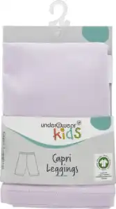 under2wear kids Capri Leggings Uni Flieder Gr. 110/116