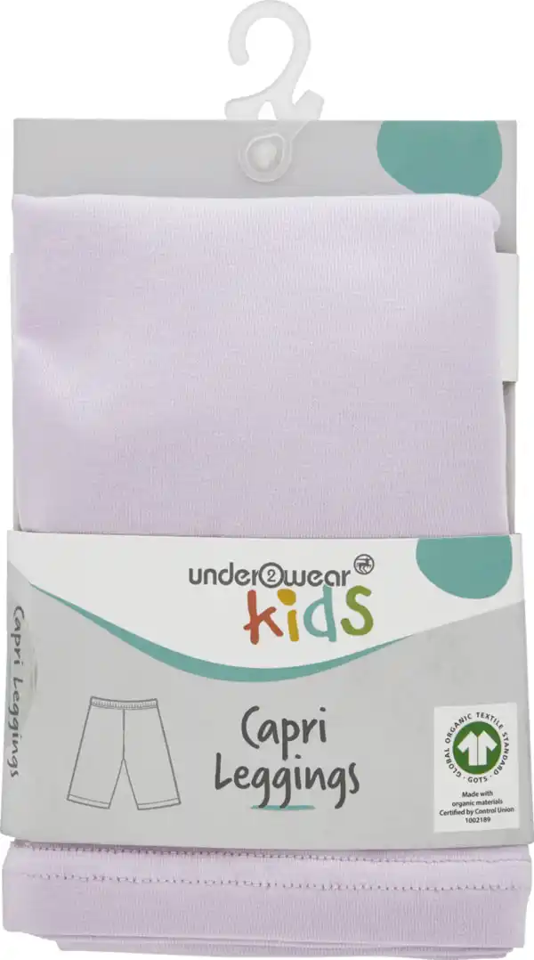 Bild 1 von under2wear kids Capri Leggings Uni Flieder Gr. 110/116