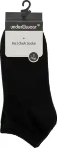 under2wear Im Schuh Socke unisex DP schwarz Gr. 39/42