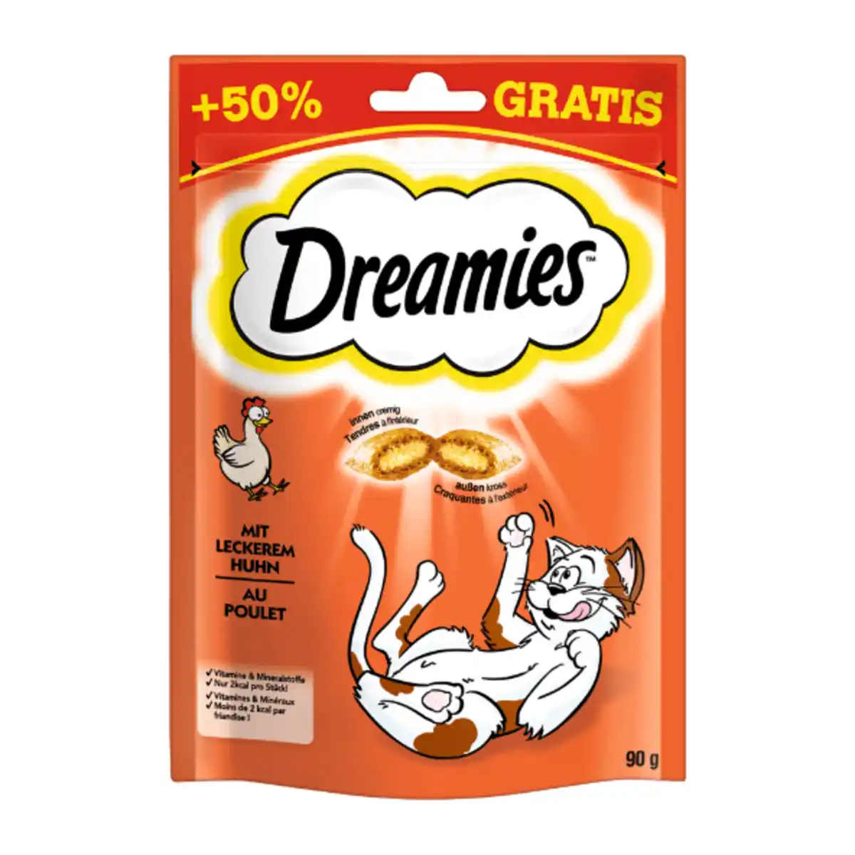 Bild 1 von WHISKAS Dreamies Huhn 90g
