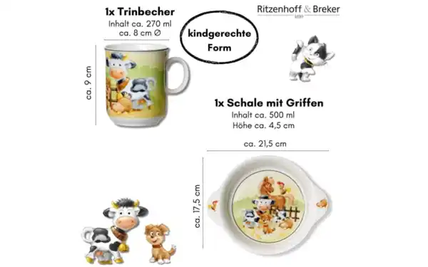 Bild 2 von Kinderset Hoftiere, 2-teilig