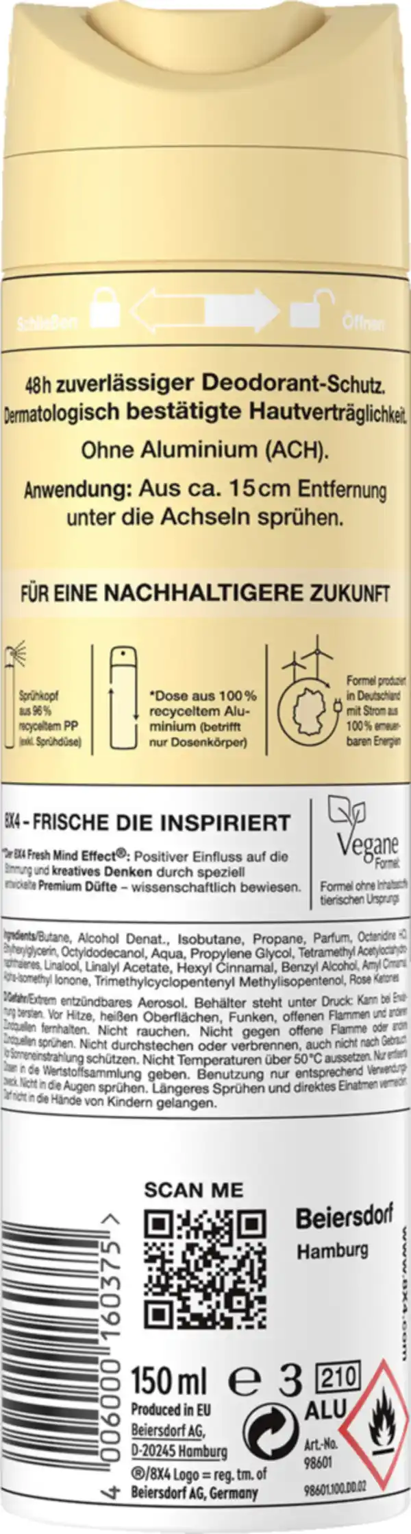 Bild 2 von 8x4 Deospray Vanilla Twist, 150 ml