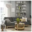 Bild 3 von GRUNNARP 3er-Bettsofa, Gunnared mittelgrau