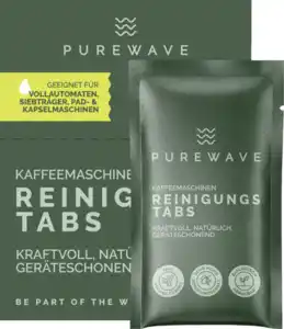 Purewave Kaffeemaschinen Reinigungstabs