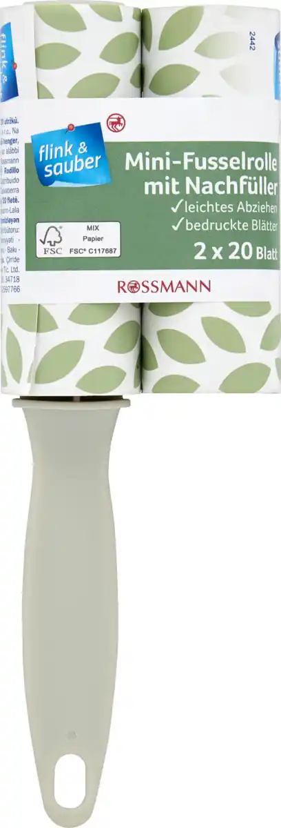 Bild 1 von flink & sauber fs Minifusselrolle mit Nachfüller