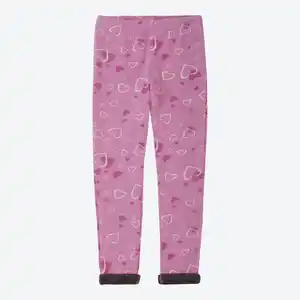 Kinder-Mädchen-Leggings mit Herz-Allover-Print
