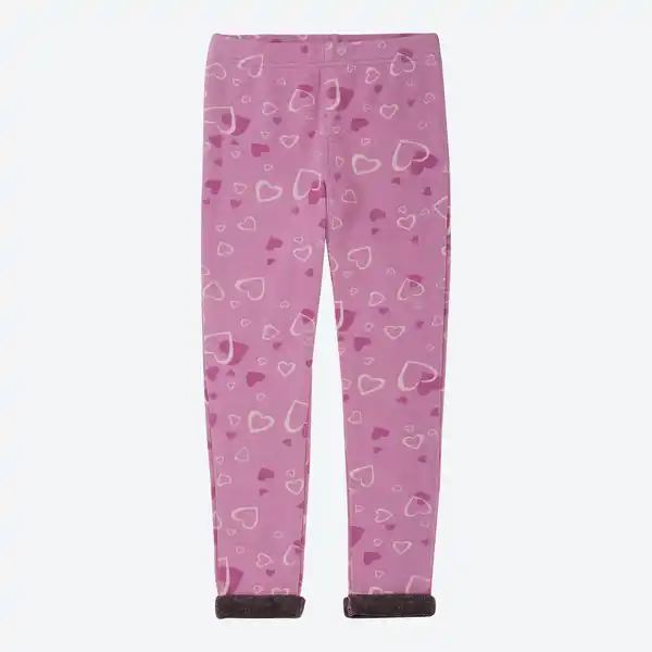 Bild 1 von Kinder-Mädchen-Leggings mit Herz-Allover-Print