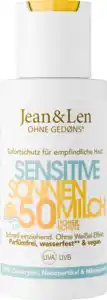 Jean&Len Sensitive Sonnenmilch LSF50, 50 ml