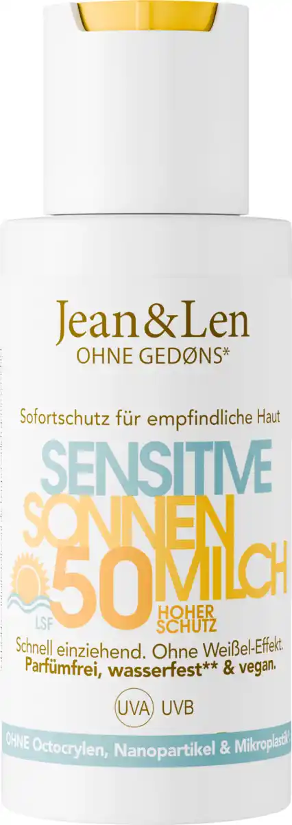 Bild 1 von Jean&Len Sensitive Sonnenmilch LSF50, 50 ml