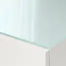 Bild 3 von BESTÅ Deckplatte, Glas weiß/hellgrün, 120x40 cm