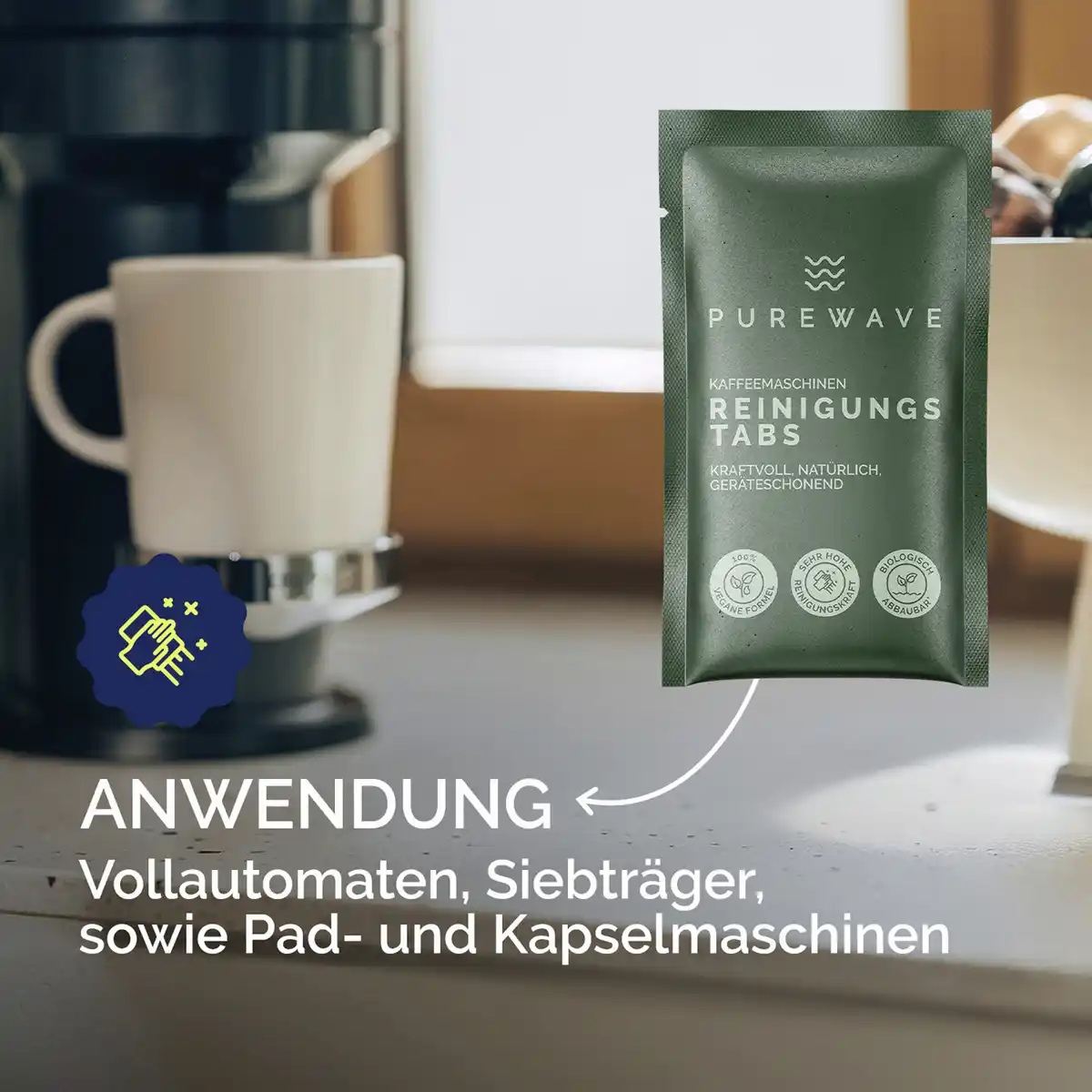 Bild 4 von Purewave Kaffeemaschinen Reinigungstabs
