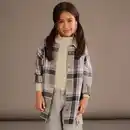 Bild 1 von Kinder-Mädchen-Oversized-Bluse im Karo-Design