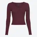 Bild 2 von Damen-Langarmshirt mit Knopfreihe
