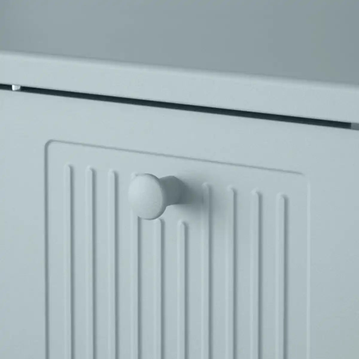 Bild 3 von SÅGMÄSTARE Schrank, hell graublau, 83x36x128 cm