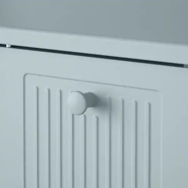 Bild 3 von SÅGMÄSTARE Schrank, hell graublau, 83x36x128 cm