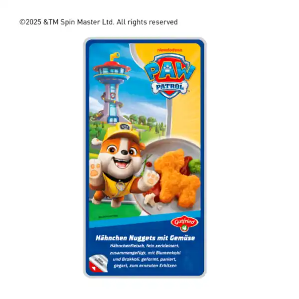 Bild 2 von PAW PATROL Hähnchen-Nuggets 250g