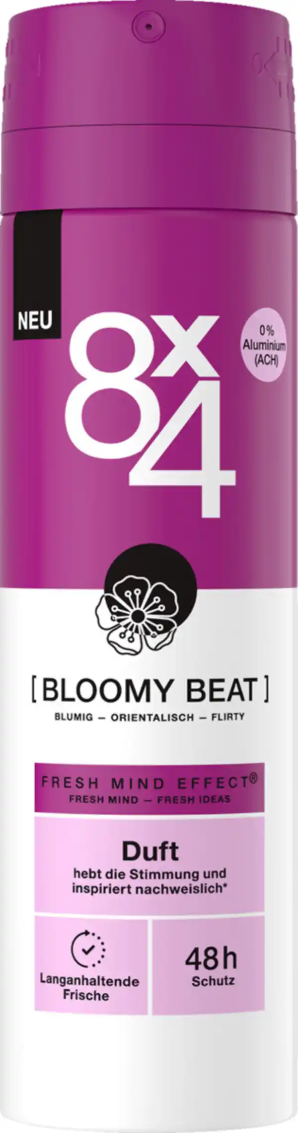 Bild 1 von 8x4 Deospray Bloomy Beat, 150 ml