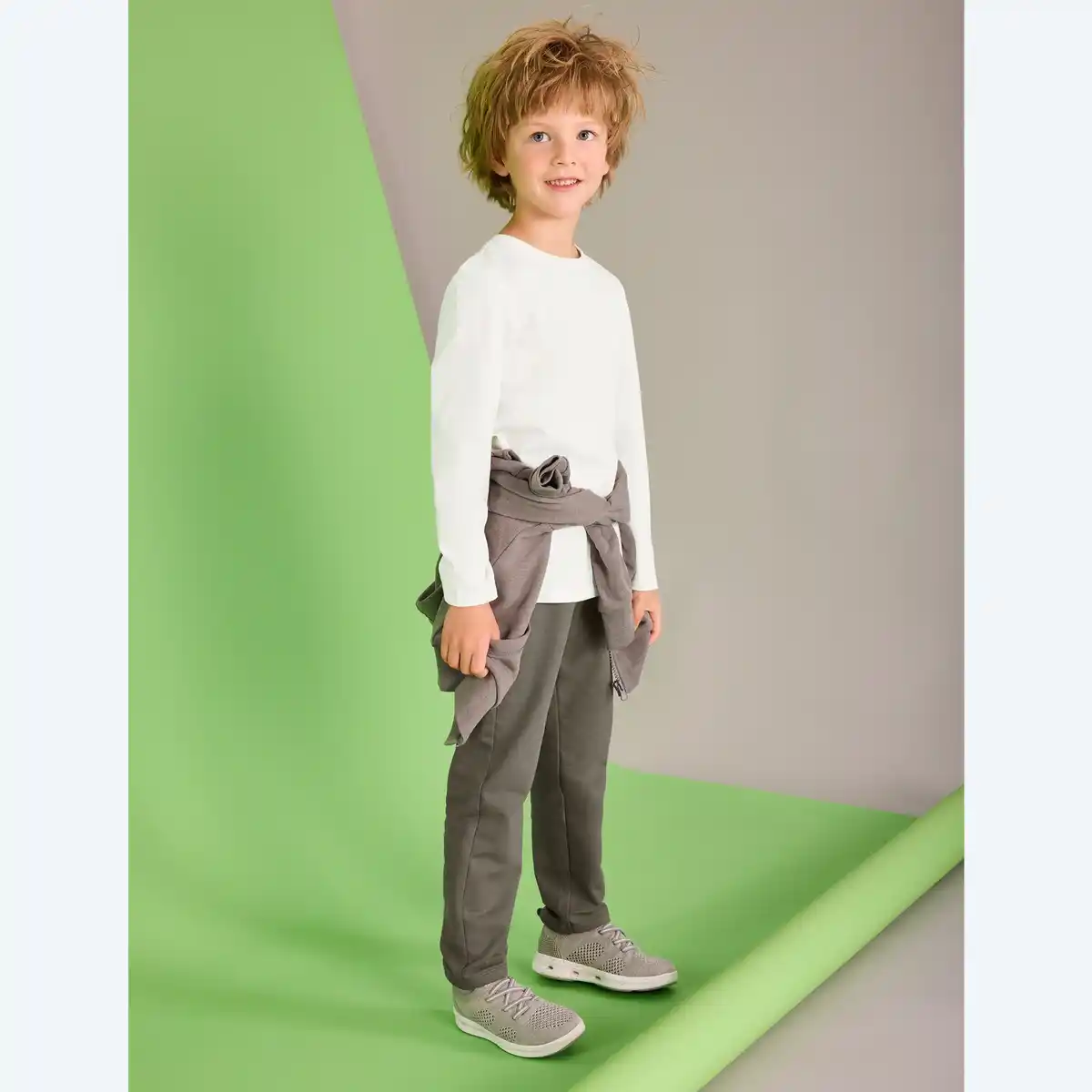 Bild 1 von Unisex Kinder-Sweat-Hose mit Weblabel
