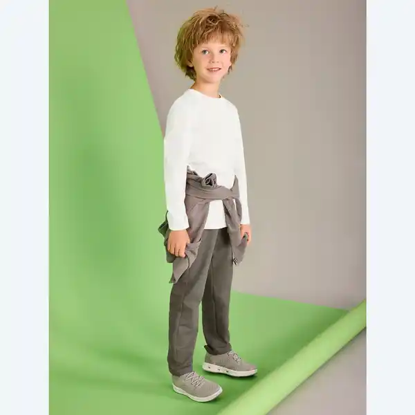 Bild 1 von Unisex Kinder-Sweat-Hose mit Weblabel