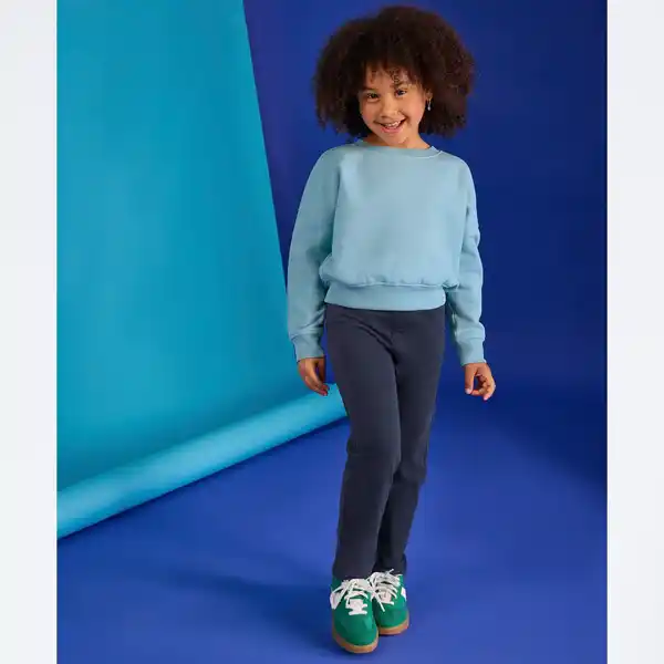 Bild 1 von Unisex Kinder-Sweat-Hose mit Weblabel