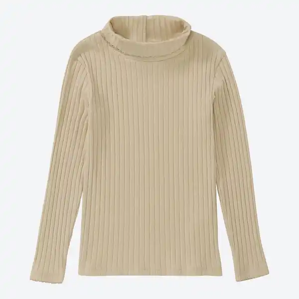 Bild 1 von Kinder-Mädchen-Langarmshirt mit Rollkragen