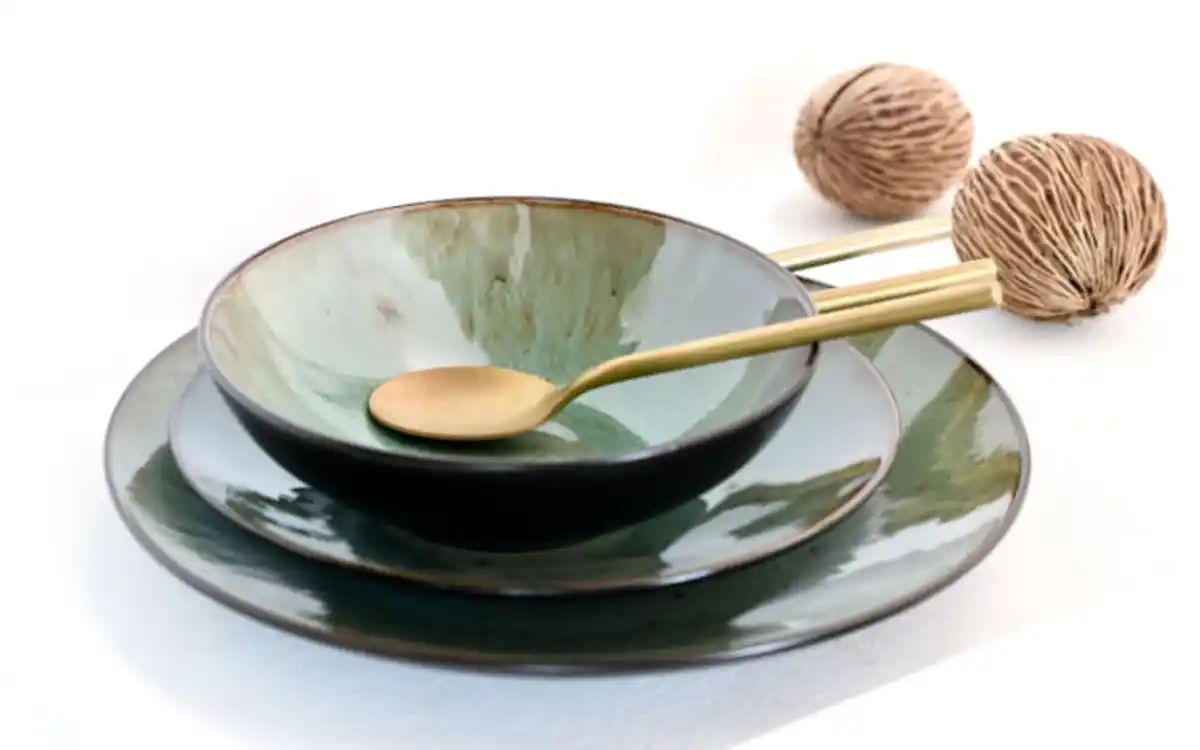 Bild 4 von Kombiservice Jawa, grün, 16-teilig