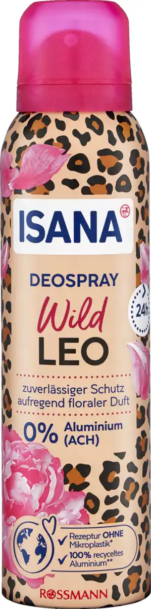 Bild 1 von ISANA Deospray Wild Leo, 150 ml