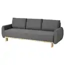 Bild 1 von GRUNNARP 3er-Bettsofa, Gunnared mittelgrau