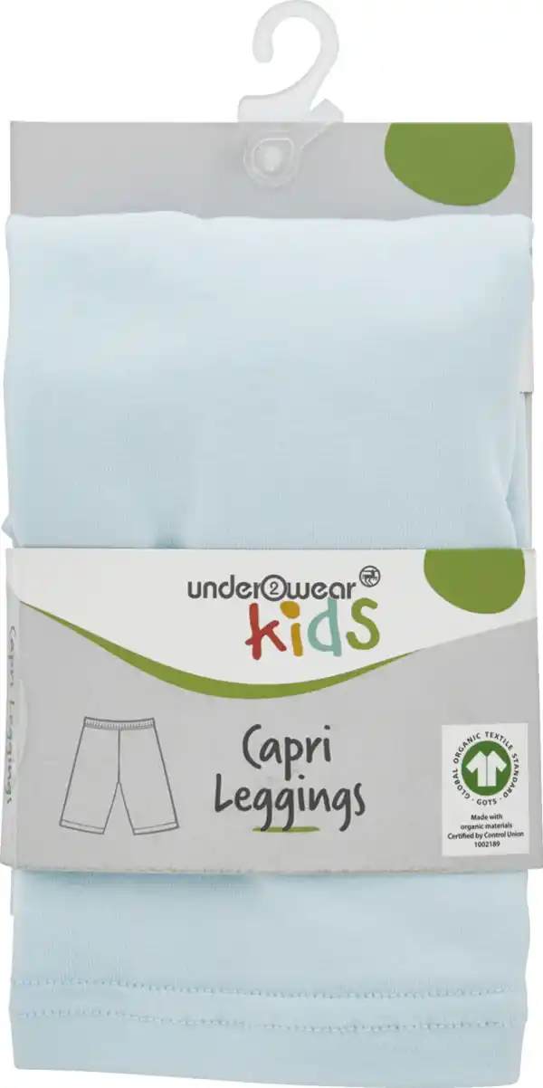 Bild 1 von under2wear kids Capri Leggings Mint Gr. 122/128