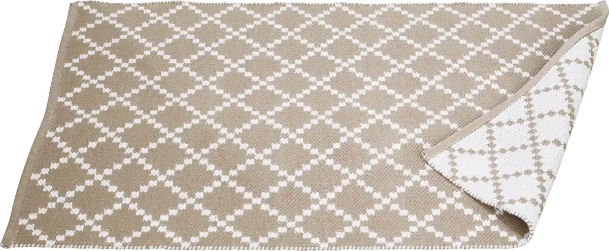 Bild 1 von IDEENWELT Webteppich Mosaik beige 70x120