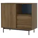 Bild 1 von RÅDMANSÖ Schrank, braun Nussbaumnachbildung, 118x49x103 cm