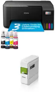 EcoTank ET-2864 Multifunktionsgerät Tinte schwarz inkl. LabelWorks LW-C410