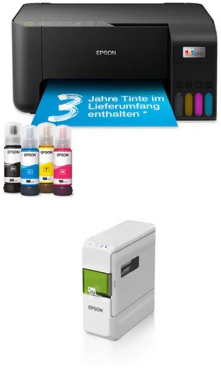 Bild 1 von EcoTank ET-2864 Multifunktionsgerät Tinte schwarz inkl. LabelWorks LW-C410