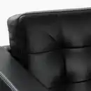 Bild 4 von LANDSKRONA 4er-Sofa mit Récamieren, Grann/Bomstad schwarz/Metall