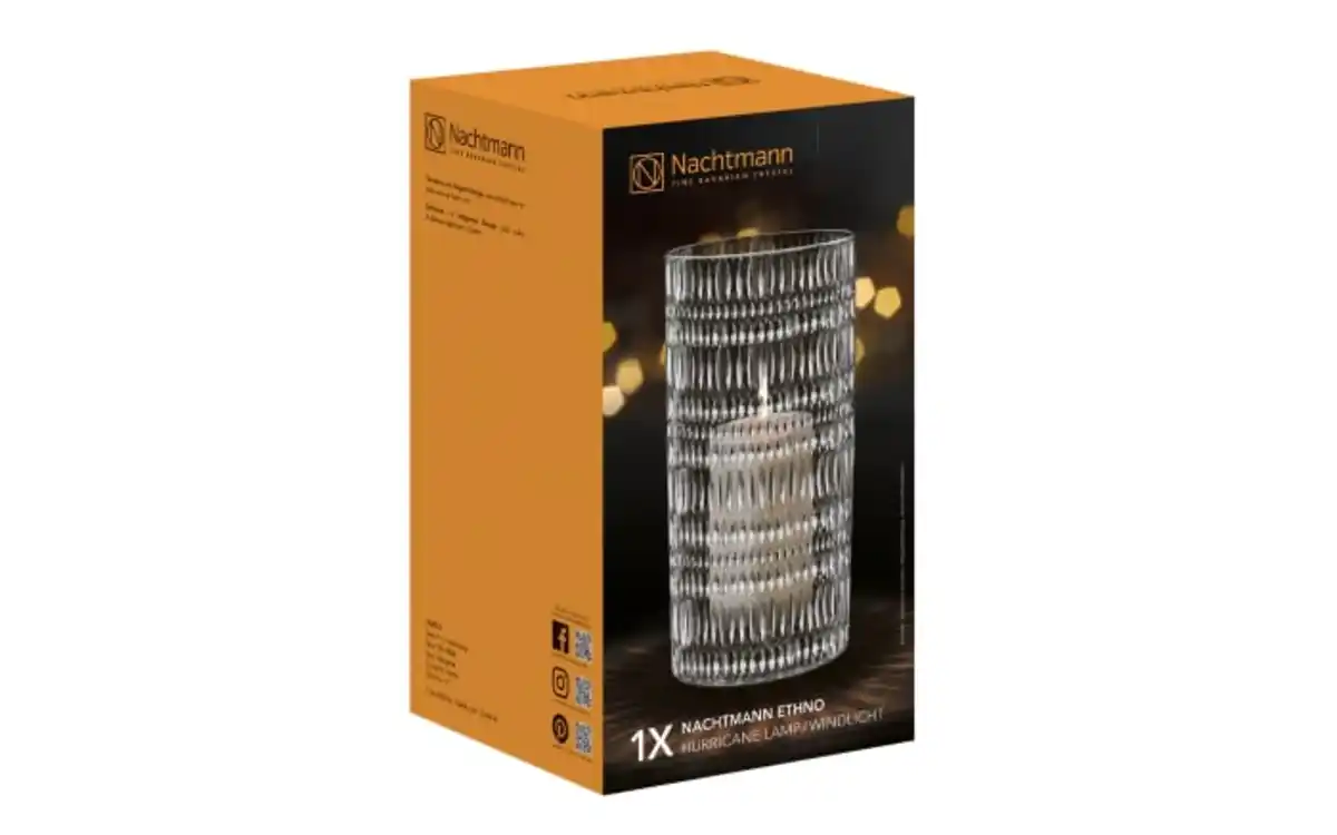 Bild 4 von Vase/Windlicht Ethno, klar, 23 cm