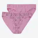 Bild 1 von Damen-Minislip mit hohem Baumwollanteil, 2er-Pack
