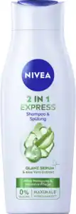 NIVEA 2in1 Express Shampoo & Spülung, 400 ml