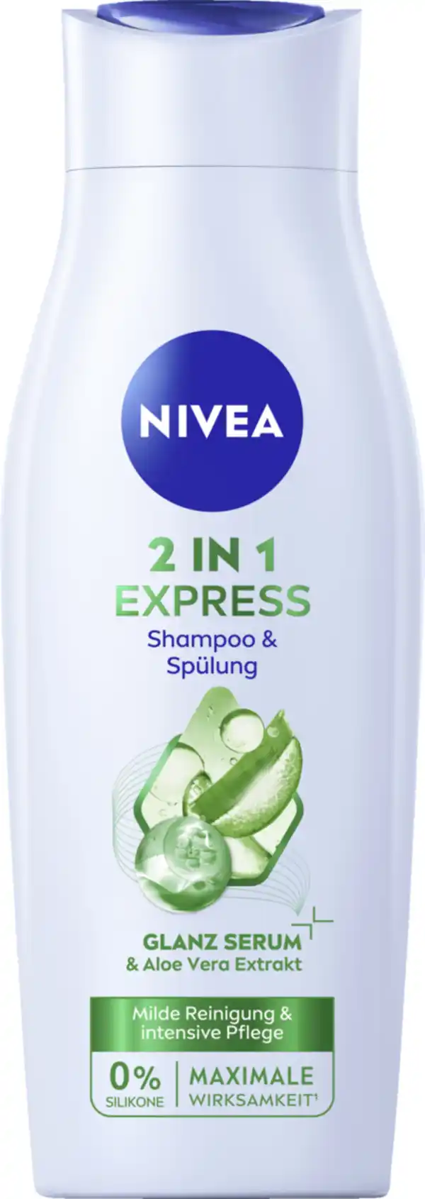 Bild 1 von NIVEA 2in1 Express Shampoo & Spülung, 400 ml