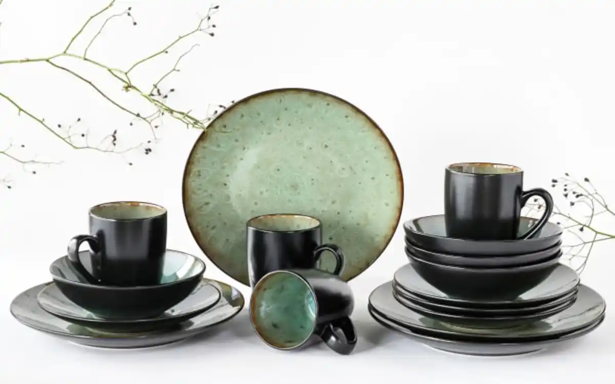 Bild 1 von Kombiservice Jawa, grün, 16-teilig