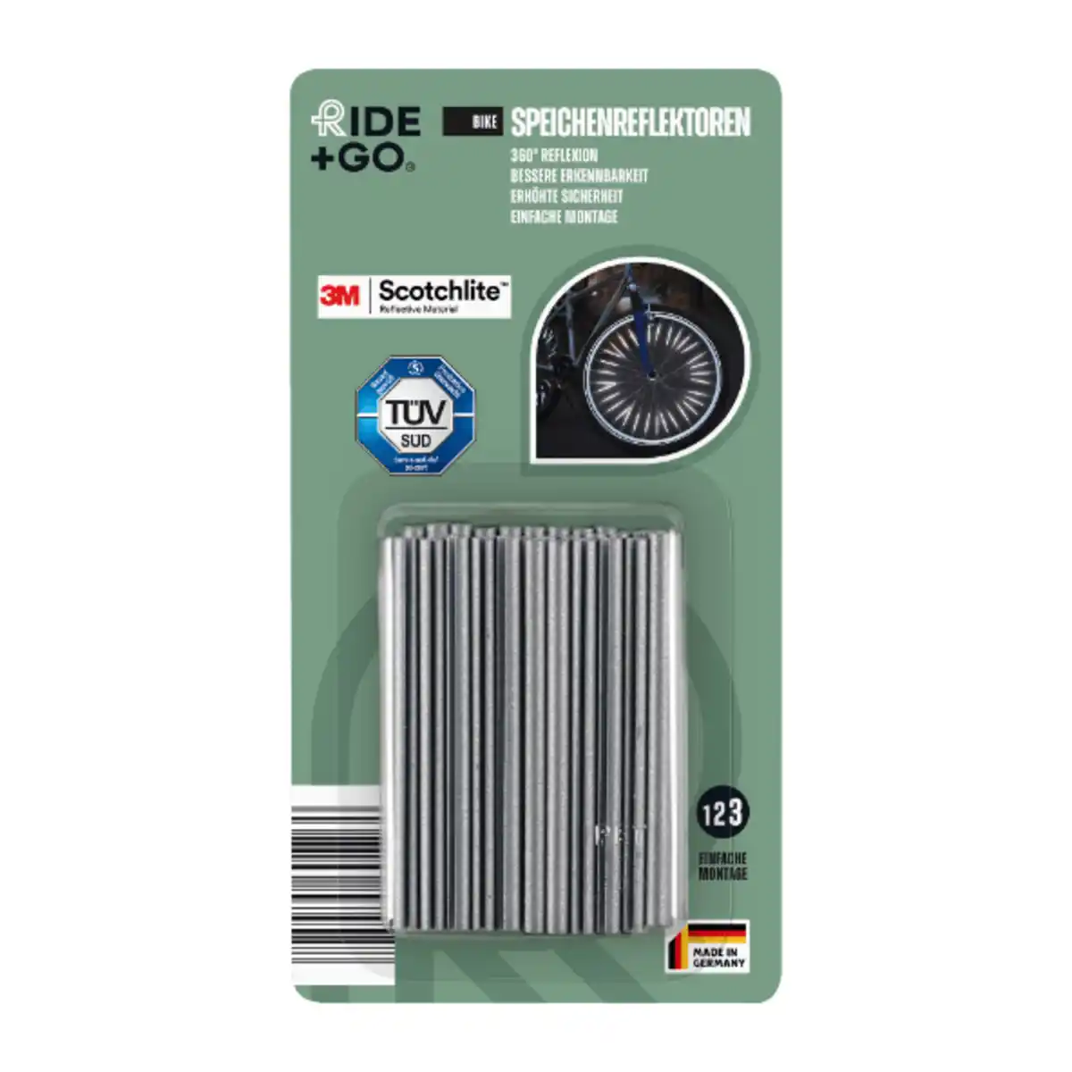 Bild 1 von RIDE+GO Speichenreflektoren