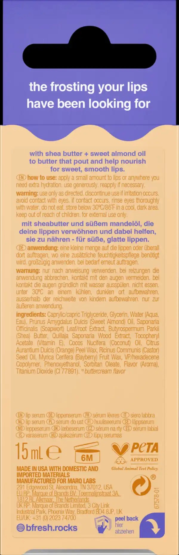 Bild 2 von b.fresh Lippenserum - butter than ever, 15 ml