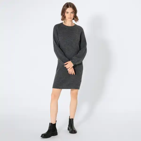 Bild 1 von Damen-Strickkleid mit langen Ärmeln