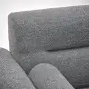 Bild 4 von LÅNGARYD 3er-Sofa mit Récamiere, links, Lejde grau/schwarz/Metall