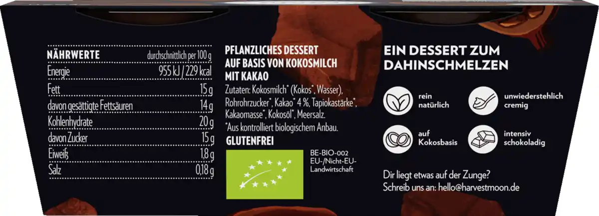 Bild 3 von Harvest Moon Bio Chocolate Dessert, 160 g